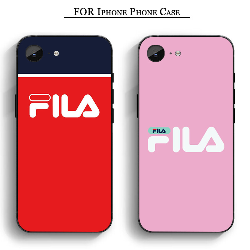CU73 FILA iPhone 11 12 Pro Max Mini 6 7 8 Plus Plus 6S X XS Max XR SE Soft Case