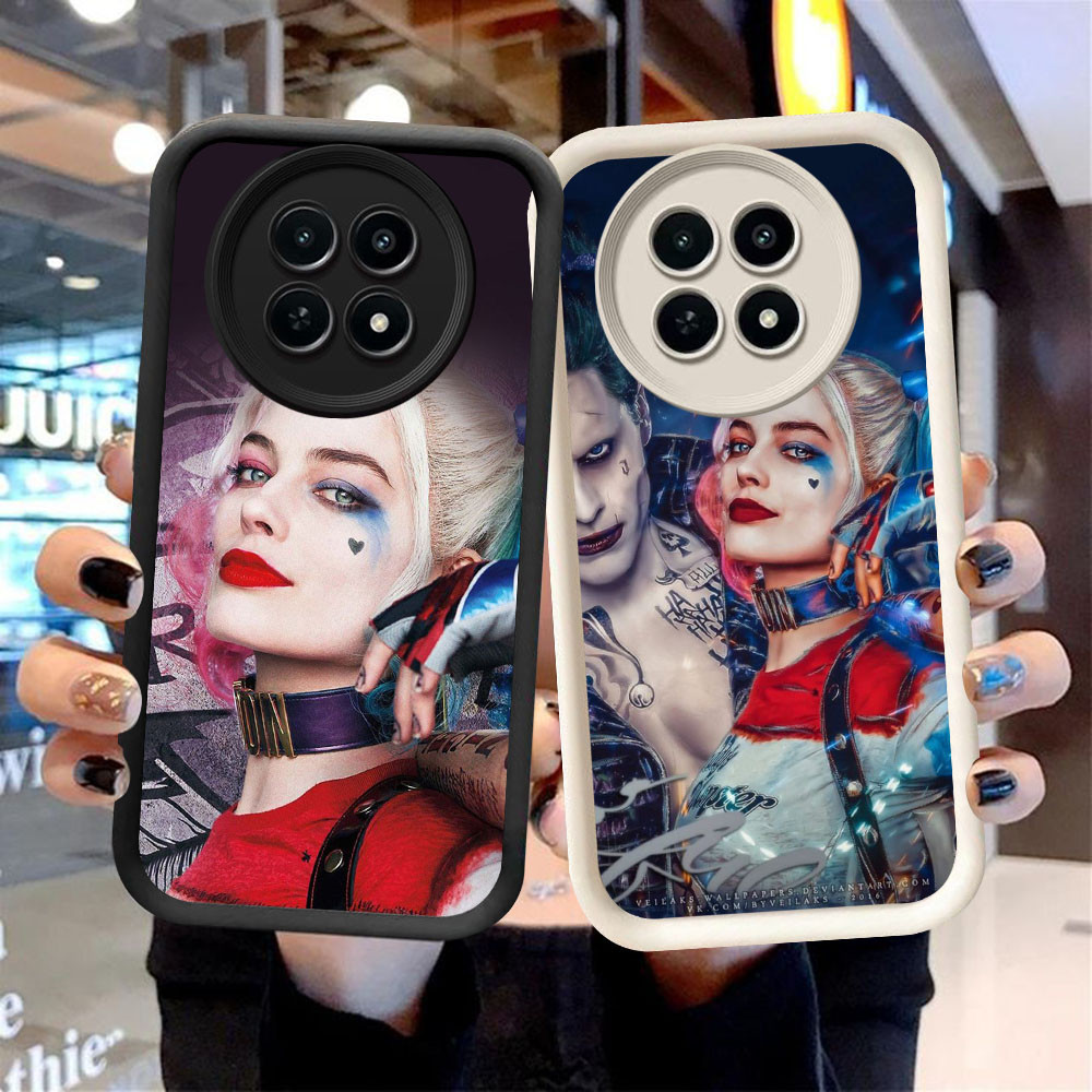 MK-68 Harley Quinn & Joker ปลอกซิลิโคนอ่อนนุ่มสําหรับ Realme 12 12X 13 C65 Narzo 70 Lite Pro Plus