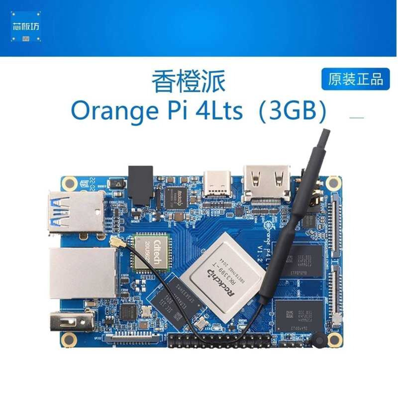 Orange Pi4 Lts (3GB) Rockchip RK3399 พร้อม 16GEMMC รองรับบลูทูธและไวไฟ