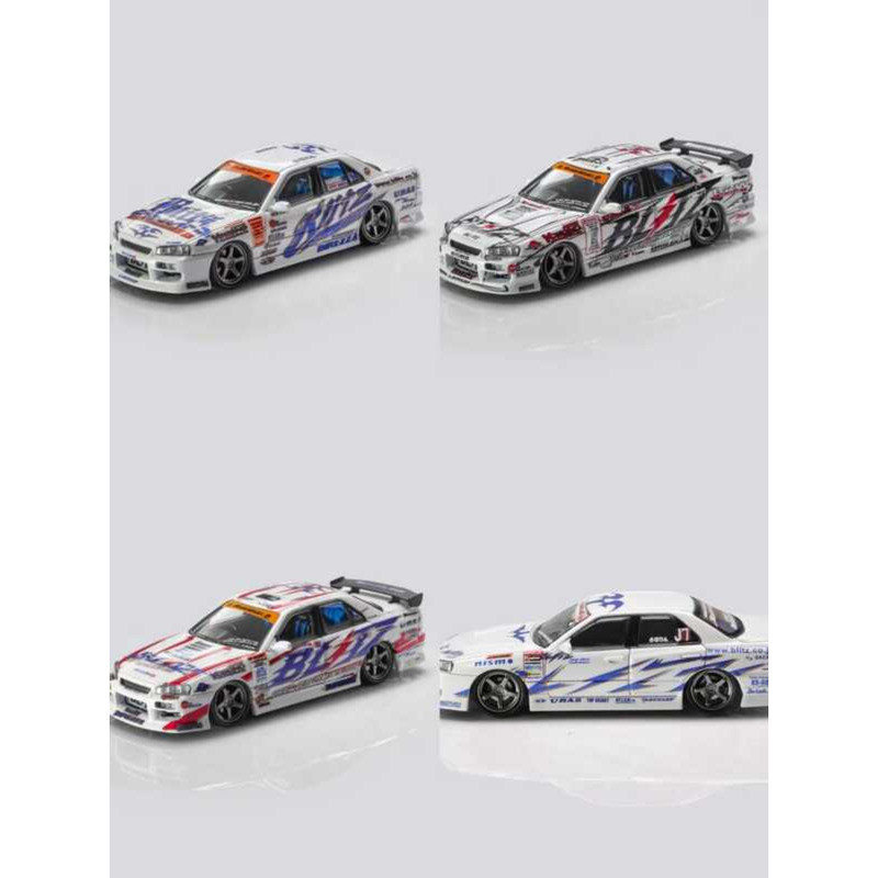 Mortal 1:64 D1gp Y BLITZ Er34 โมเดลรถอัลลอย