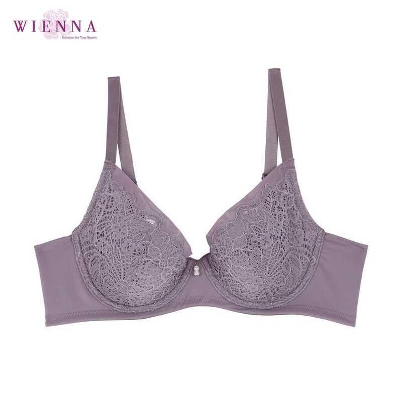 *** Hot●Wienna Db41484 เสื้อชั้นในเวียนนา สีขาว สีเนื้อ สีดำ สีฟ