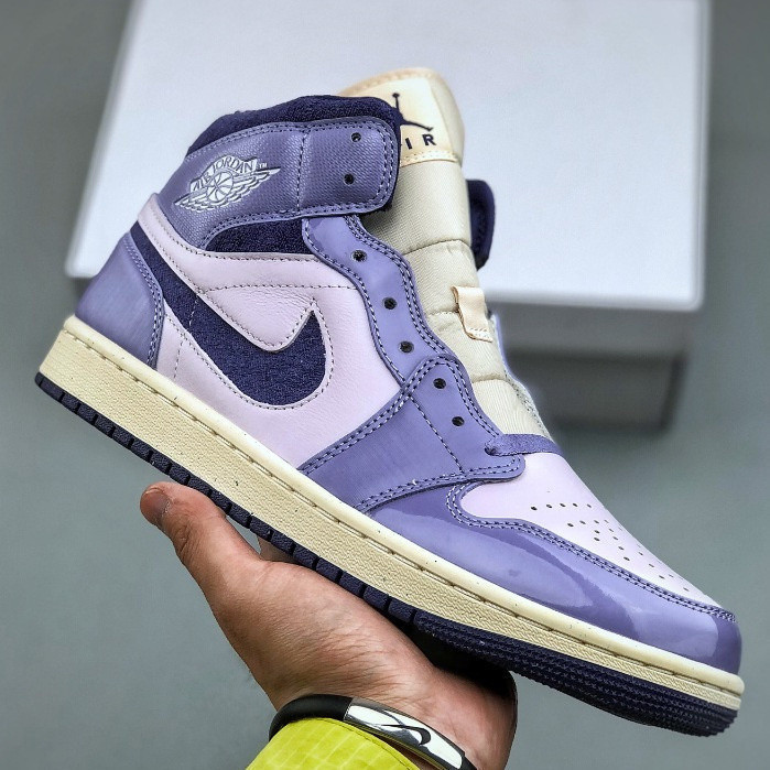รองเท้า Herringboneair Jordan 1 mid "sky purple" dz3745 500