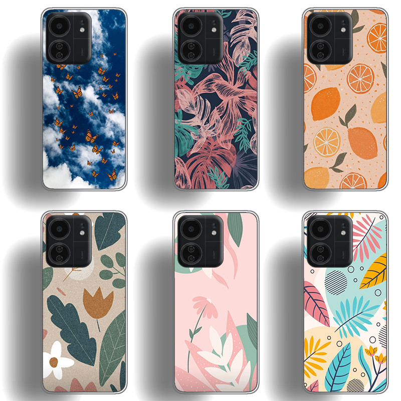 เหมาะสําหรับ Xiaomi Redmi 13 13c 13R 13c 5G เคสโทรศัพท์ TPU นิ่มปุ่มเคลือบด้วยไฟฟ้าเปลือกป้องกันดูดซับแรงกระแทก