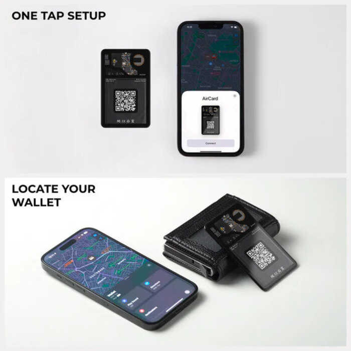 Rolling Square Aircard Business Card Bluetooth Tracker