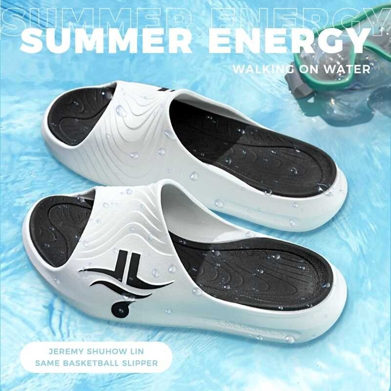 Xtep รองเท้าแตะกีฬาสำหรับผู้ชาย [เจเรมีหลินรองเท้าแตะ