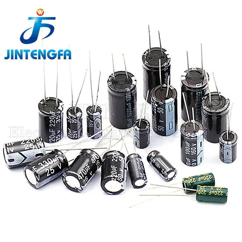 100V 1UF 2.2UF 3.3UF 4.7UF 10UF 22UF 33UF 47UF 100UF 220UF อลูมิเนียม Electrolytic Capacitor DIP 470