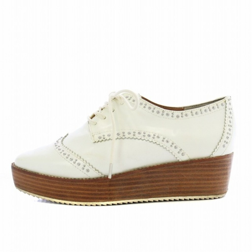 ฟิกเกอร์ United Arrows Oxford Shoes Manish 22.5 cm สีขาว ส่งตรงจากญี่ปุ่น มือสอง
