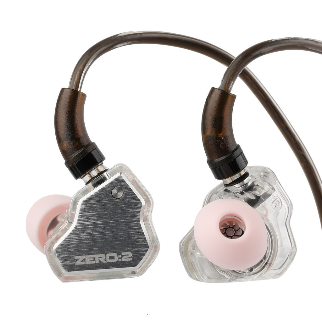 7hz x Crinacle ZERO: หูฟังไดนามิก IEM 2 อัพเดท 10 มม. พร้อมสายเคเบิล OFC IEM สําหรับนักดนตรี 7HZ ZE