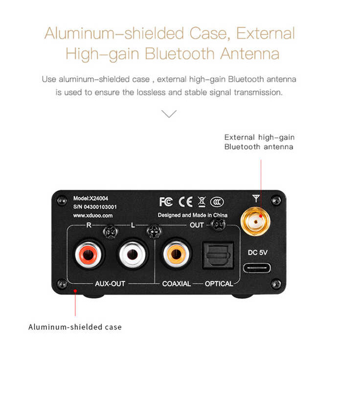 XDUOO 々 Xq-50 PRO 2 HD Buletoth 5.1 Cs8406 Es902m DAC ตัวรับสัญญาณถอดรหัส Es9