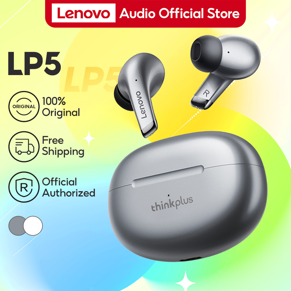 Lenovo Thinkplus LP5 True Wireless Bluetooth 5.0 หูฟัง TWS Touch Control Low Latency Handfree หูฟัง