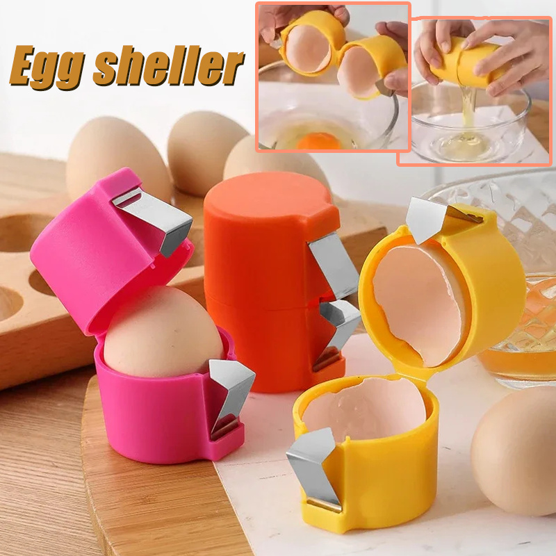 3pcs Egg Opener Handheld Cracker Shell Cubes Cracker ทําอาหารเบเกอรี่ครัวเครื่องมืออุปกรณ์เสริม