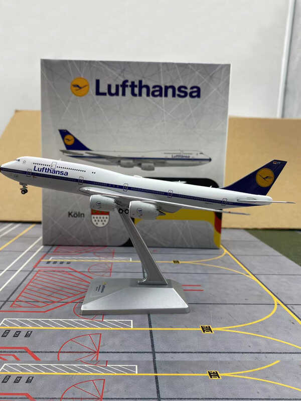 Yy Wings 1/400 Alloy สินค้าสําเร็จรูป Airliner รุ่น Hansa Air Boeing 747-8 D-ABYT