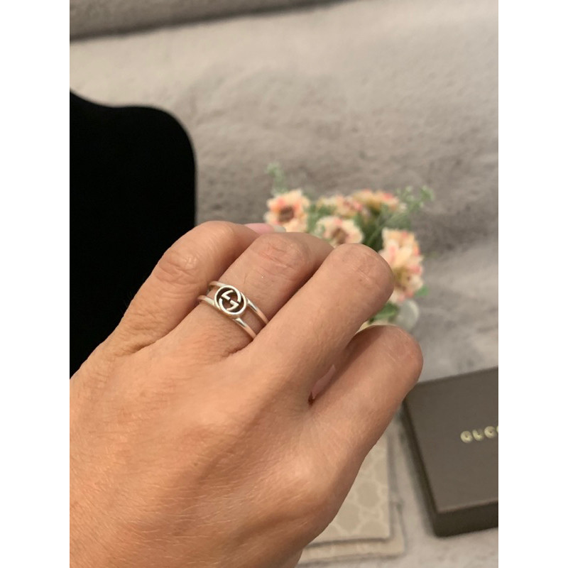Used แหวน Gucci แท้  สวย น่ารักมาก