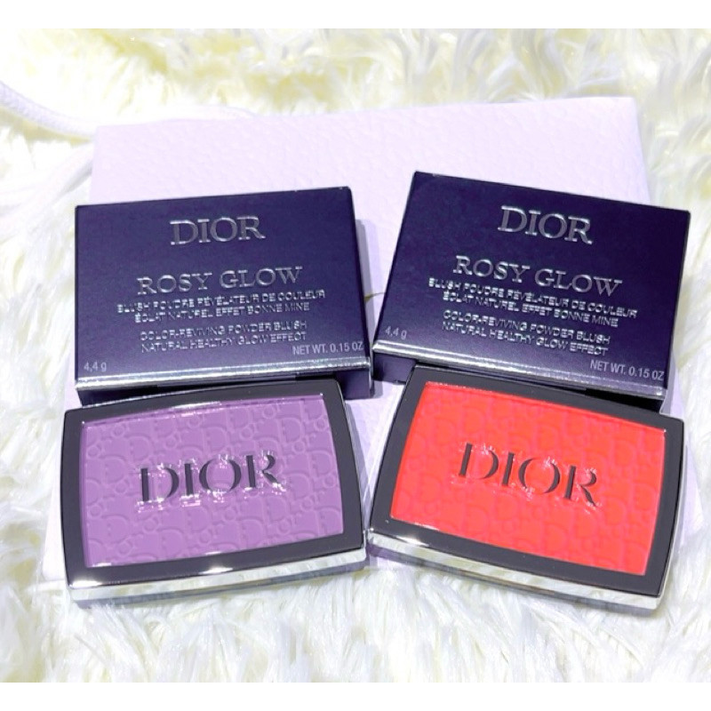 ,,ฟรีถุงและริบบิ้นDior Backstage Blush Rosy Glow # 001 #004 บลัชออน Dior แท้