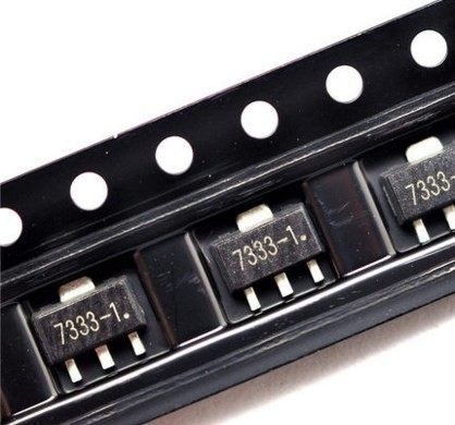 500PCS HT7333-A SOT89 HT733-1 SOT-89 HT7333 7333-1 SMD 7333A-1 ใหม่และ IC