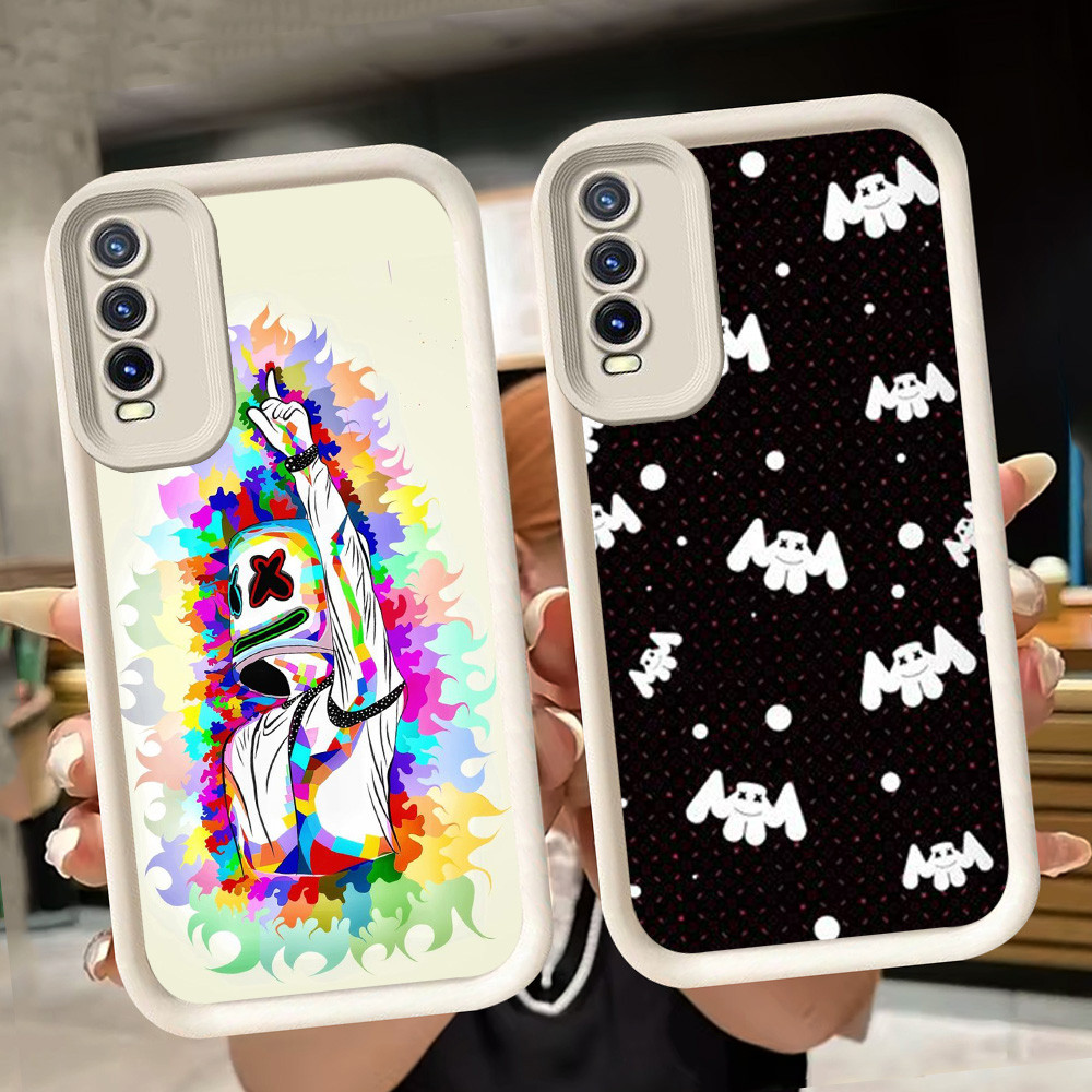 ปลอกอ่อนสําหรับ VIVO V15 Y83 Y20i Y20 Y20s S1 Pro Y11s Y400 Y66 Y12s V17 V19 Neo White Q2 Marshmallo