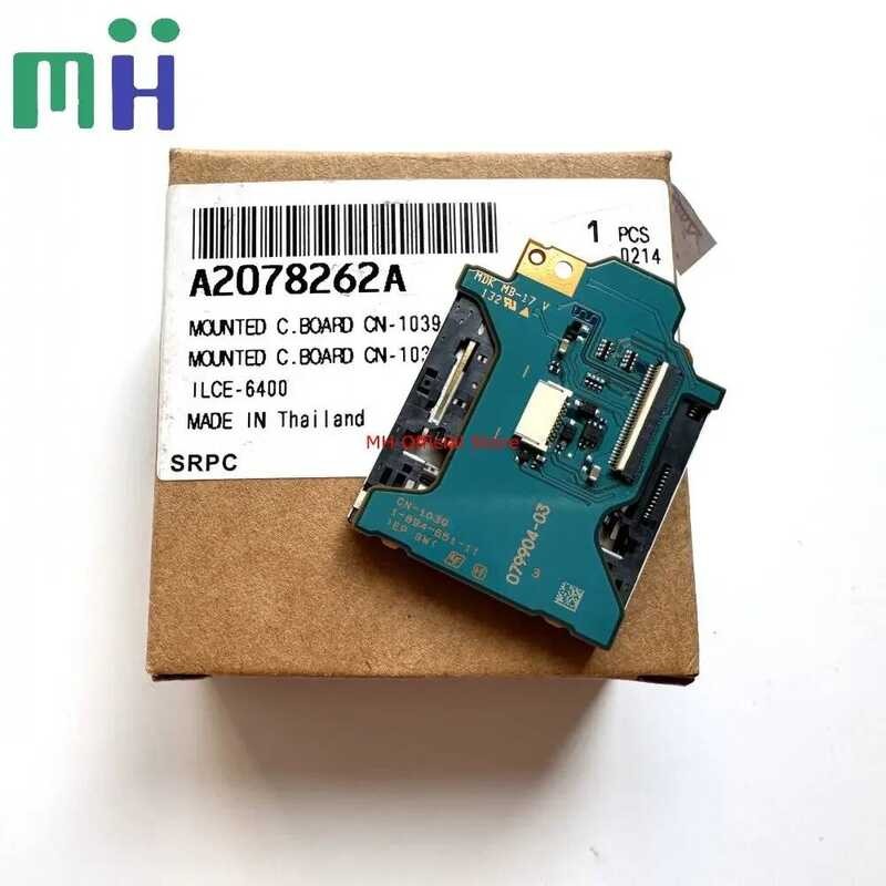 ▥ ใหม่สำหรับ Sony A6400 SD ช่องเสียบบัตรบอร์ด A2078262a Ilce6400 Ilce-6400อัลฟา ILCE 6400ส่วนซ่