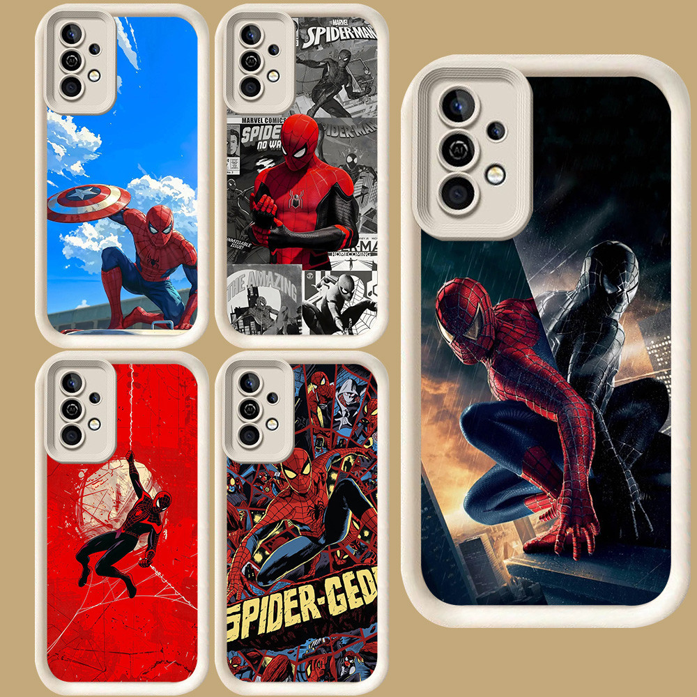 R59 Spiderman สําหรับ Samsung A15 A56 A05S A14 A16 A35 A55 A25 A24 A34 A54 A36 A04s S25 Ultra 5G สีข