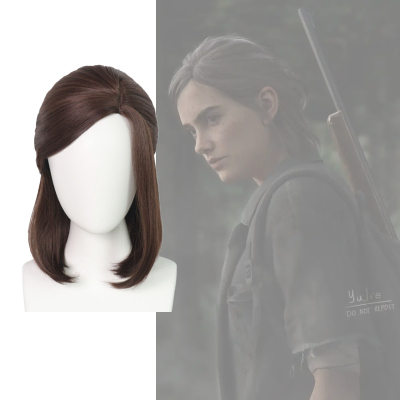 Of The Last Us Ellie คอสเพลย์ผมรู้สึกตามธรรมชาติและการออกแบบระบายอากาศสําหรับบทบาทเล่นงานปาร์ตี้และ