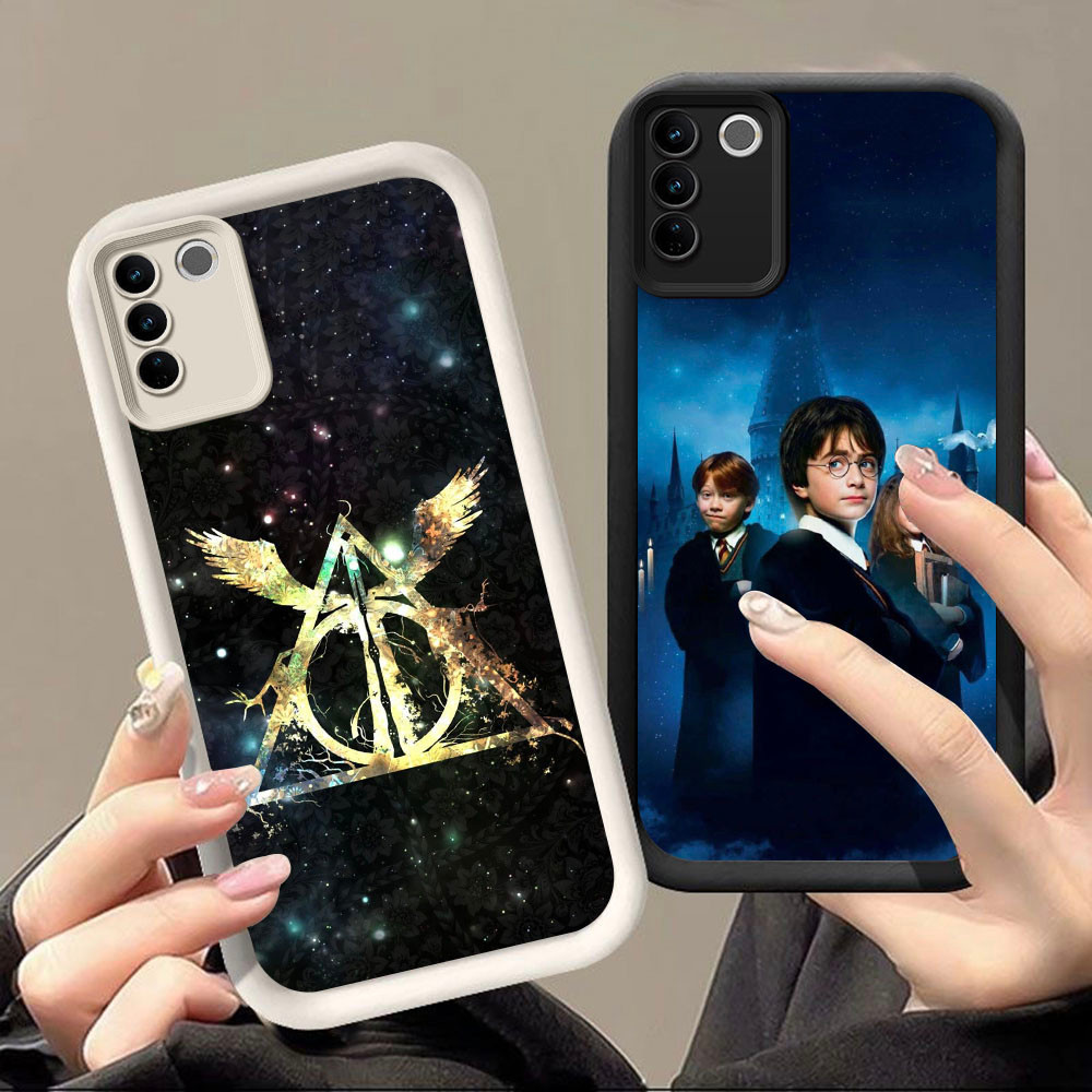 DF-62 H-Harrys Potter หรูหราปลอกอ่อนสําหรับ VIVO V27E V27 V29 V29E Y200e Y100 Pro