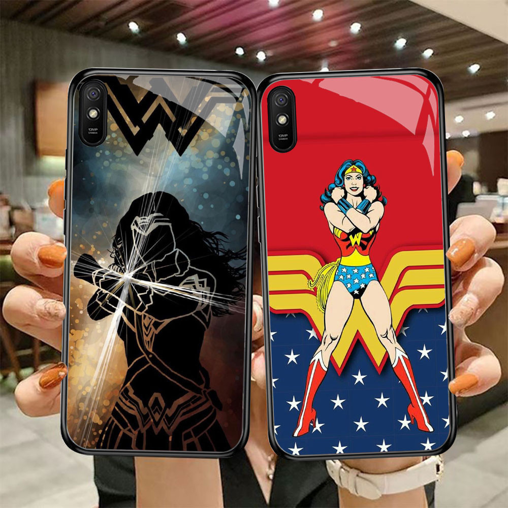 DF-107 Wonder Girl TPU HD Glass Casing สําหรับ Xiaomi Redmi 9A 9i 7 14C 14R A4 A3 หมายเหตุ 7 Poco C7