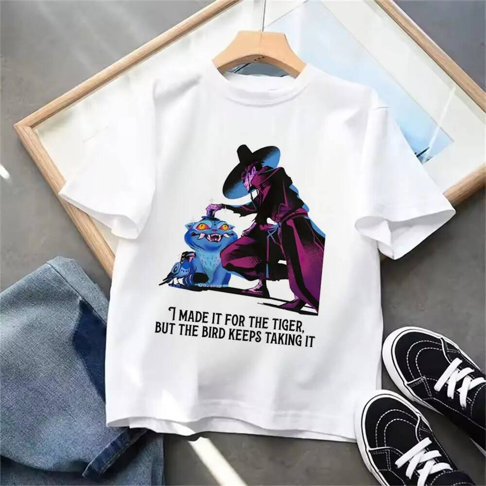Saja Boys Soft เสื้อยืดสำหรับเด็กผู้ชาย สไตล์ Hip Hop สีสันสดใส ลายกราฟิกน่ารัก สไตล์ฮาราจูกุและปังค์ คาเวย์ สีสัน POP เสื้อยืดวัฒนธรรม