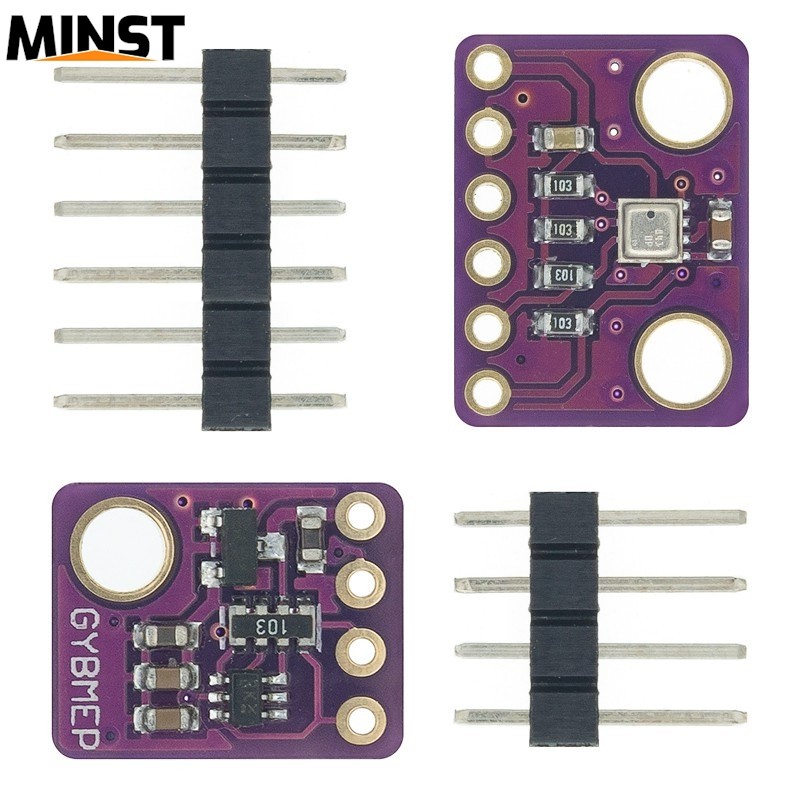 Bme280 3.3V 5V โมดูลเซ็นเซอร์อุณหภูมิแบบดิจิตอล I2C Spi 1.8-5V Bme280