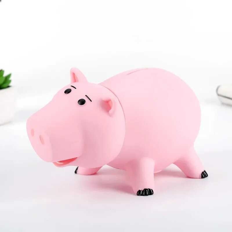 Story Toy 4 Cassette Ham Piggy Bank Q รุ่น 21 ซม. PVC Action Manikin ตุ๊กตาขนาดเ