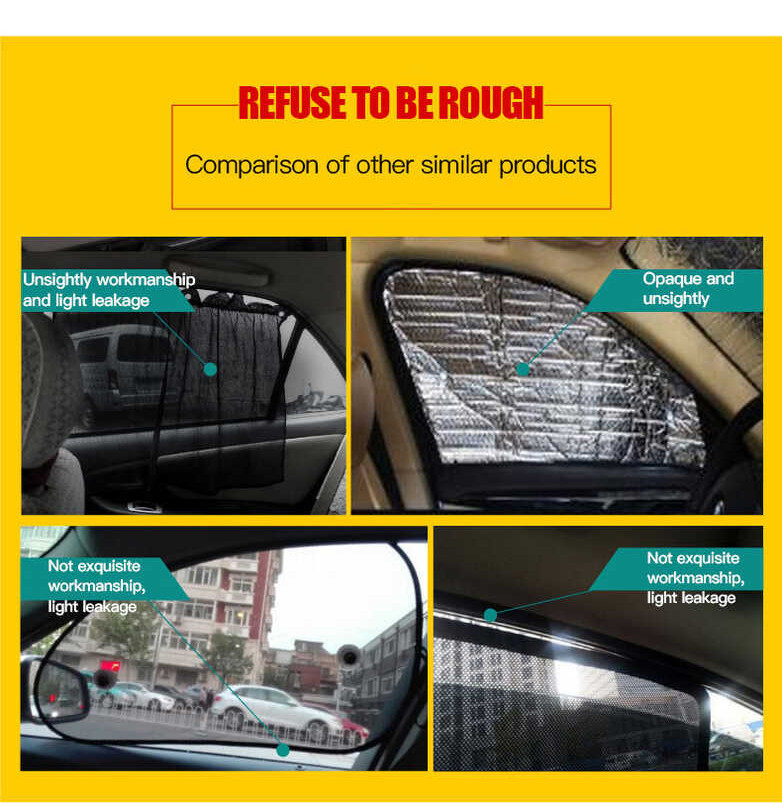 For 3 5 7 Series X1 X3 X4 X5 E70 E60 F48 G01 F25 F02 Window Car Curtains Anti-Mosquito Suction Suns