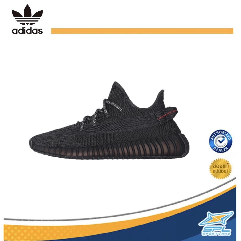 ฟิกเกอร์ ของแท้% Adidas  Yeezy Boost 350 V2 350v2 "สีดํา"Sports and leisure shoes  FU9006