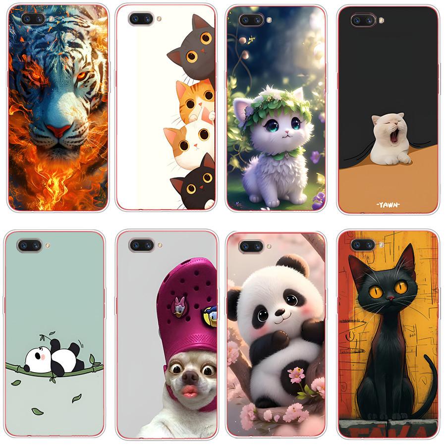 เคสสําหรับoppo A3S/Realme C1/A12E Soft Case TPUพิมพ์ฝาครอบโทรศัพท์