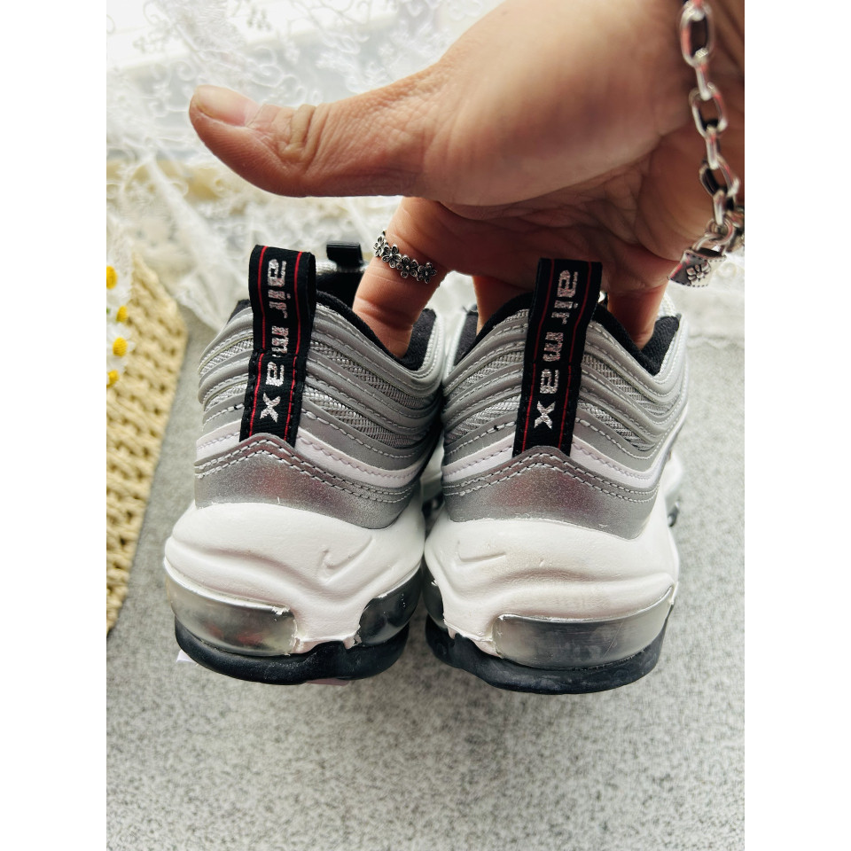 rtc ♞NIKE Air Max 97  Sneakers 918890-001 silvery grey แท้ 100%