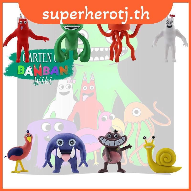 Rainbow Garden Banban Pvc Figurines Whimsical Monster ของเล่นสําหรับเนอสเซอรี่และตกแต่งบ้าน