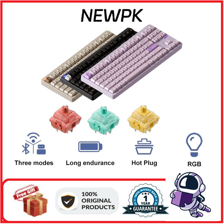 NuPhy Gem80 Wireless Three Mode Mechanical Keyboard Gasket Structure Hot Plug RGB