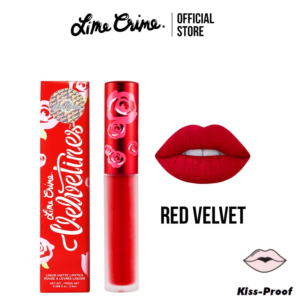 (ส่งฟรี) Lime Crime Velvetines Red Velvet ลิปเนื้อแมท ลิปสติก By Lime Crime Thailand