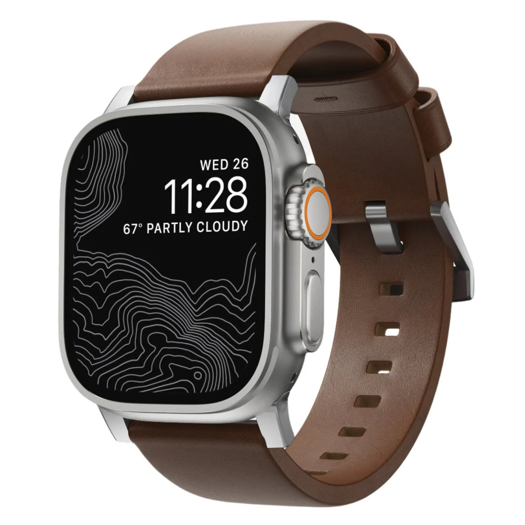 Nomad Modern Bands (Premium) หนังสําหรับ Apple Watch Series SE/Ultra/ 10/9/8/7/6/5/4/3/2 49 มม./46 มม./45 มม./44 มม.