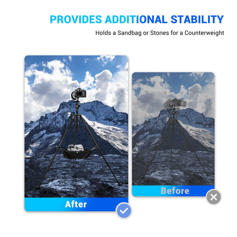 Δ JJC Stable Light Stand ขาตั้งกล้องหินกระเป๋า 44Lbs / 20Kg Heavy Duty San