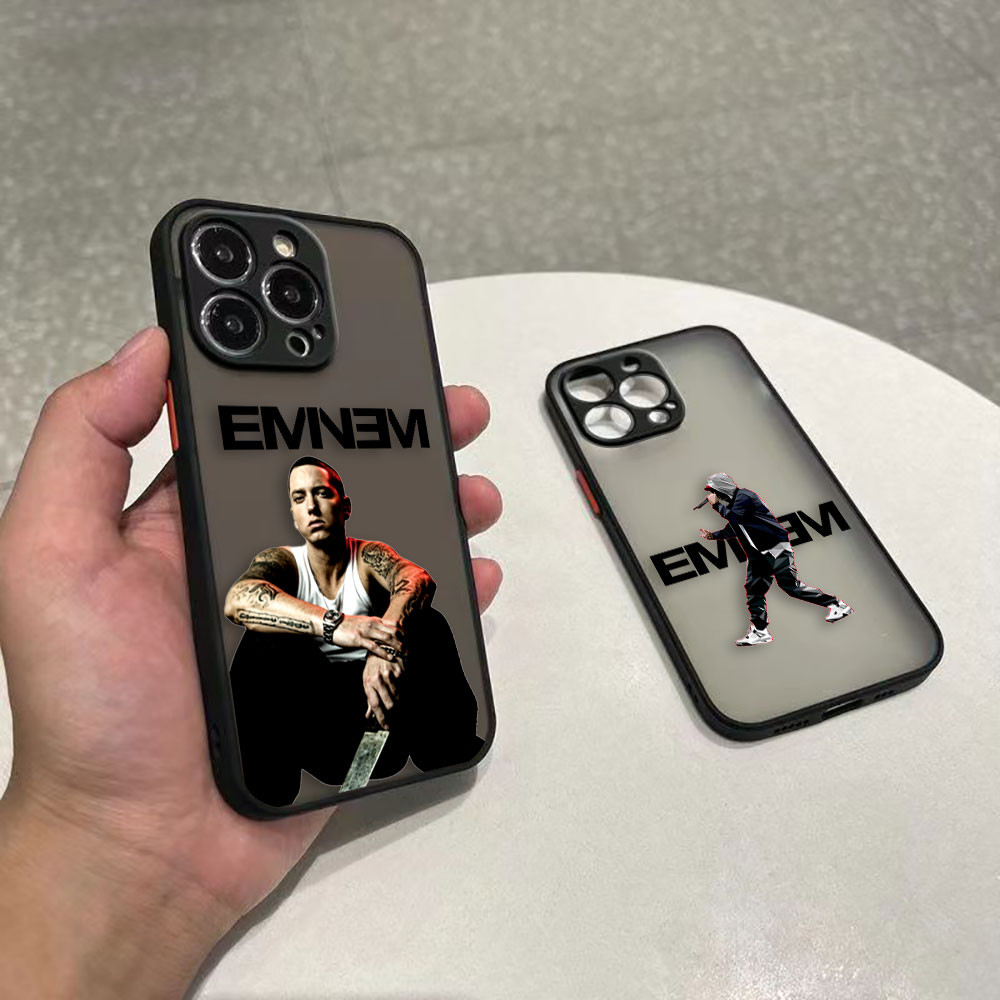 Hip Hop Rap นักร้อง Eminem โปสเตอร์ Matte เคสโทรศัพท์สําหรับ Samsung Galaxy A02 A03 A02S A04 A04E A0