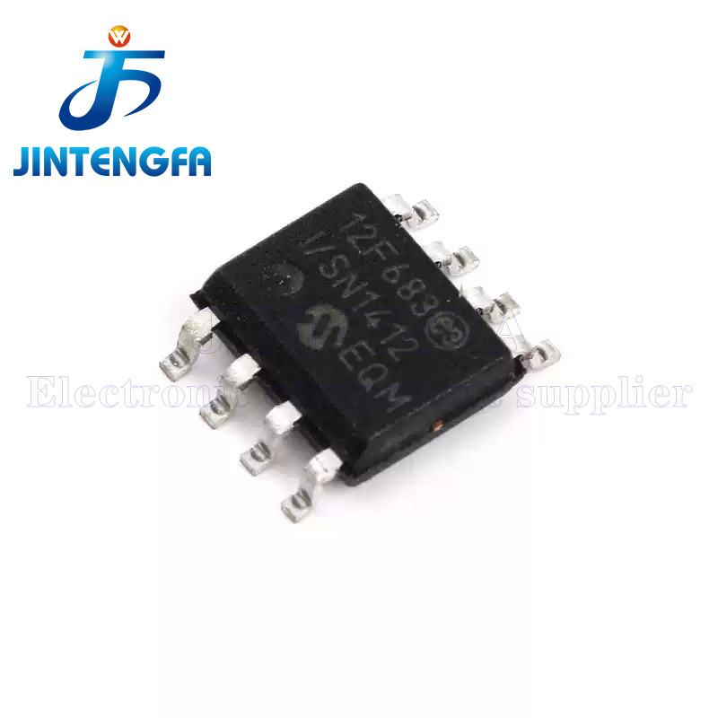 10PCS PIC12F683-I/SN PIC12F683 12F683 I/SN SOP-8 SMD IC 8-bit Microcontrollers MCU 3.5KB 128 RAM 6 I