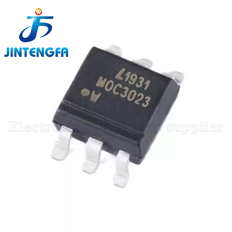 10PCS MOC3023S-TA1 MOC3023S MOC3023 SMD-6 Triac เอาต์พุต Optocoupler ยี่ห้อใหม่แท้