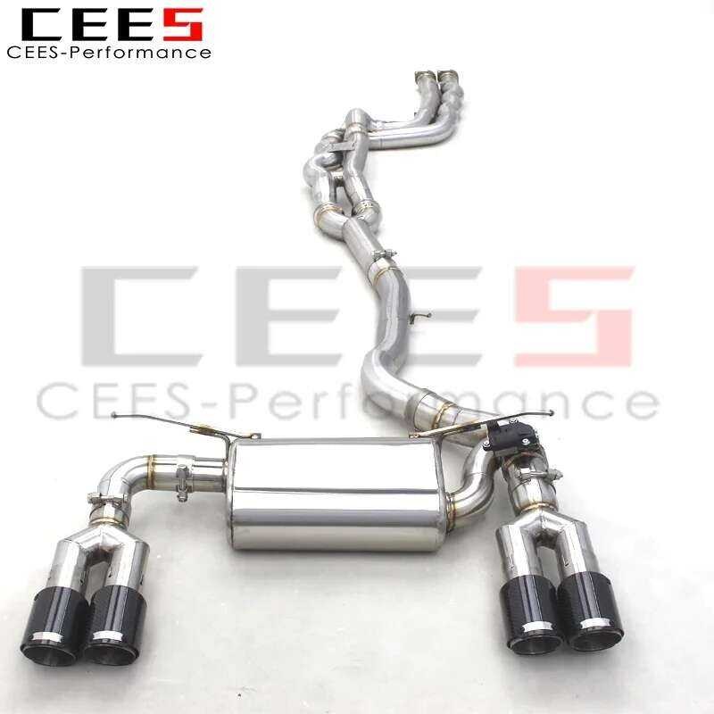 CEES ท่อไอเสีย Vaed Catback สำหรับ M2 Competition/M2C 3.0T F87 2018-2023 ท่อไอเสียสแตนเลสอะไหล่รถยนต