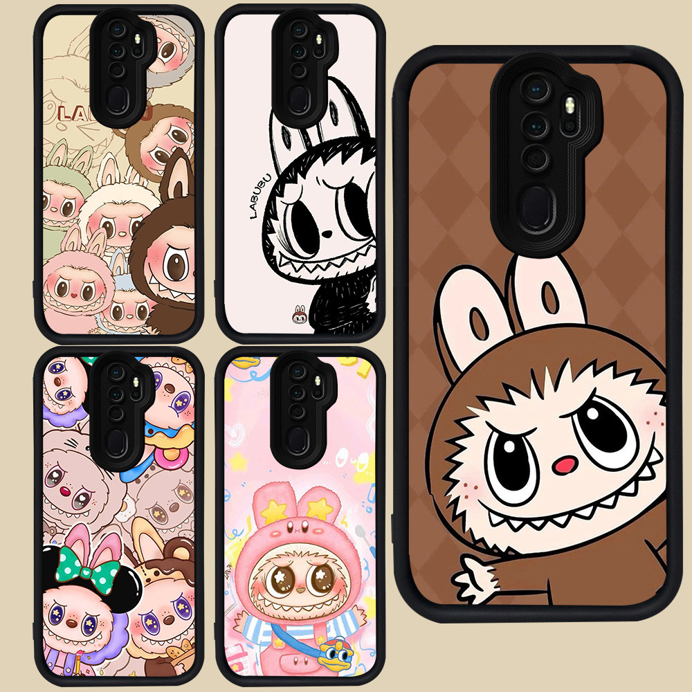 ปลอกสีดําสําหรับ OPPO A5 A37 A39 A9 2020 A83 Reno 2F F11 2Z Pro R31 Labubu