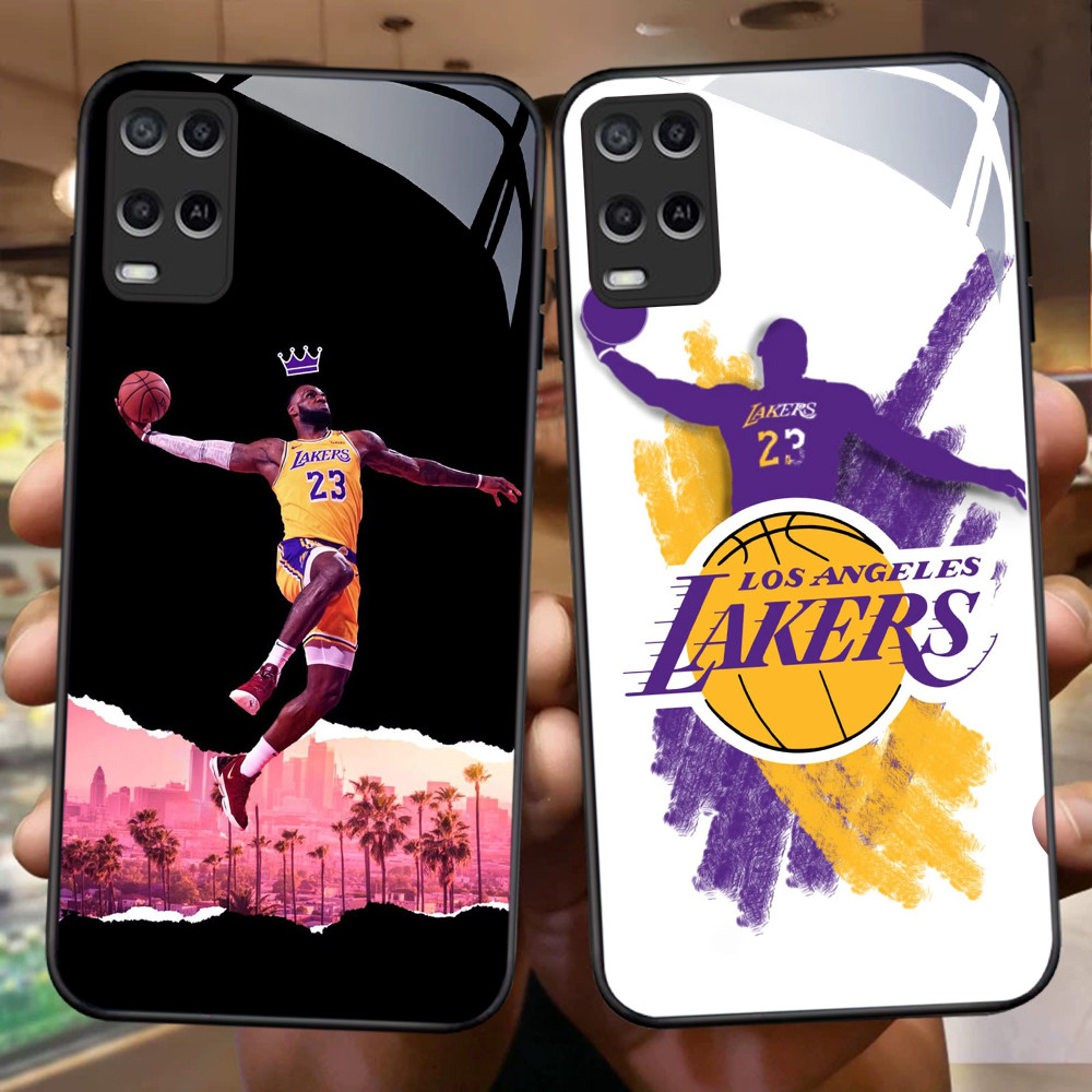 YA-20 Lebron James HD Softcase Glossy Glass สําหรับ OPPO A54 A55 Reno Narzo 7 8 8i 9 50 Pro