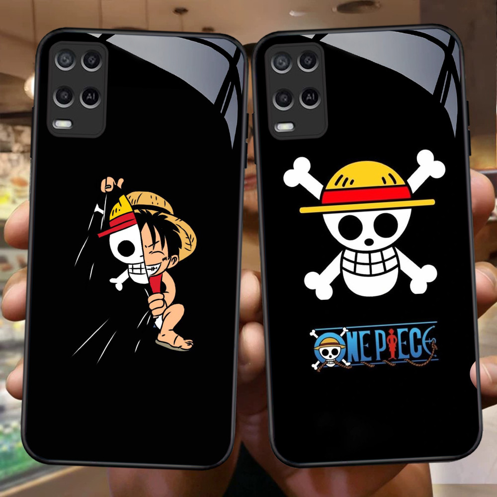 YA-31 ONE PIECE HD Softcase Glossy Glass สําหรับ OPPO A54 A55 Reno Narzo 7 8 8i 9 50 Pro