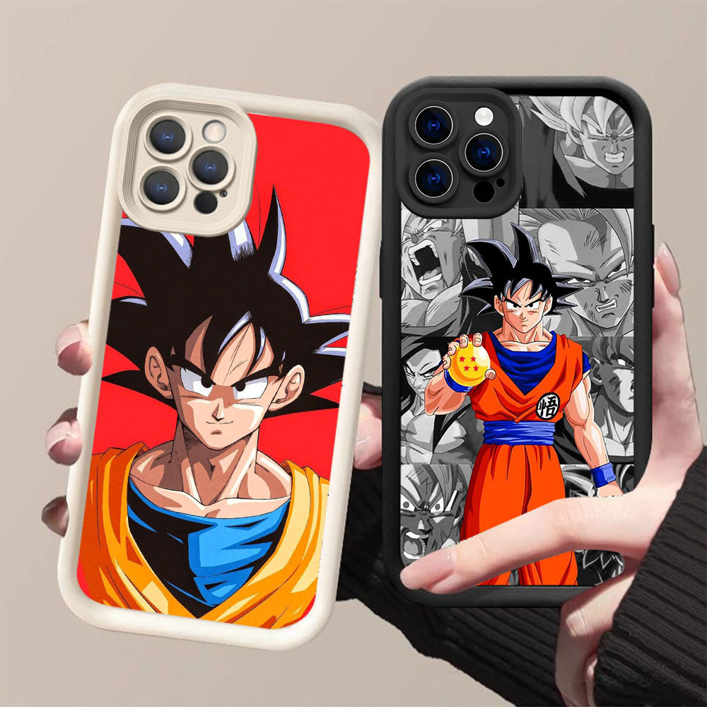MK-66 GOKU ปลอกซิลิโคนอ่อนนุ่มสําหรับ iPhone 14 15 Pro Max