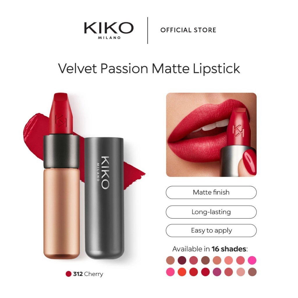 Kiko Milano Velvet Passion Matte Lipstick