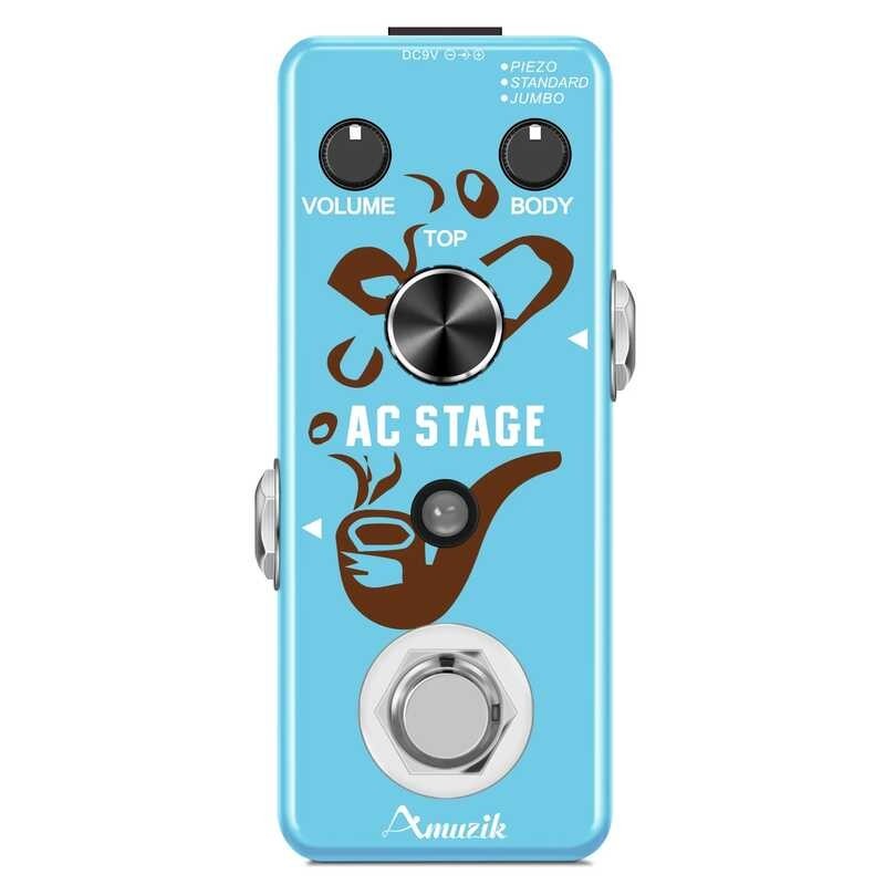 ➧ Amuzik AC Stage Guitar Effect เหยียบ Acoustic Simulator มินิเหยียบยักษ์