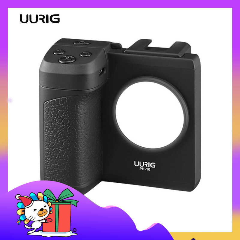 2026 UURIG Ph-10 Wireless Handle Grip Stabilizer สำหรับโทรศัพท์สมาร์ท Vlog Selfie พ