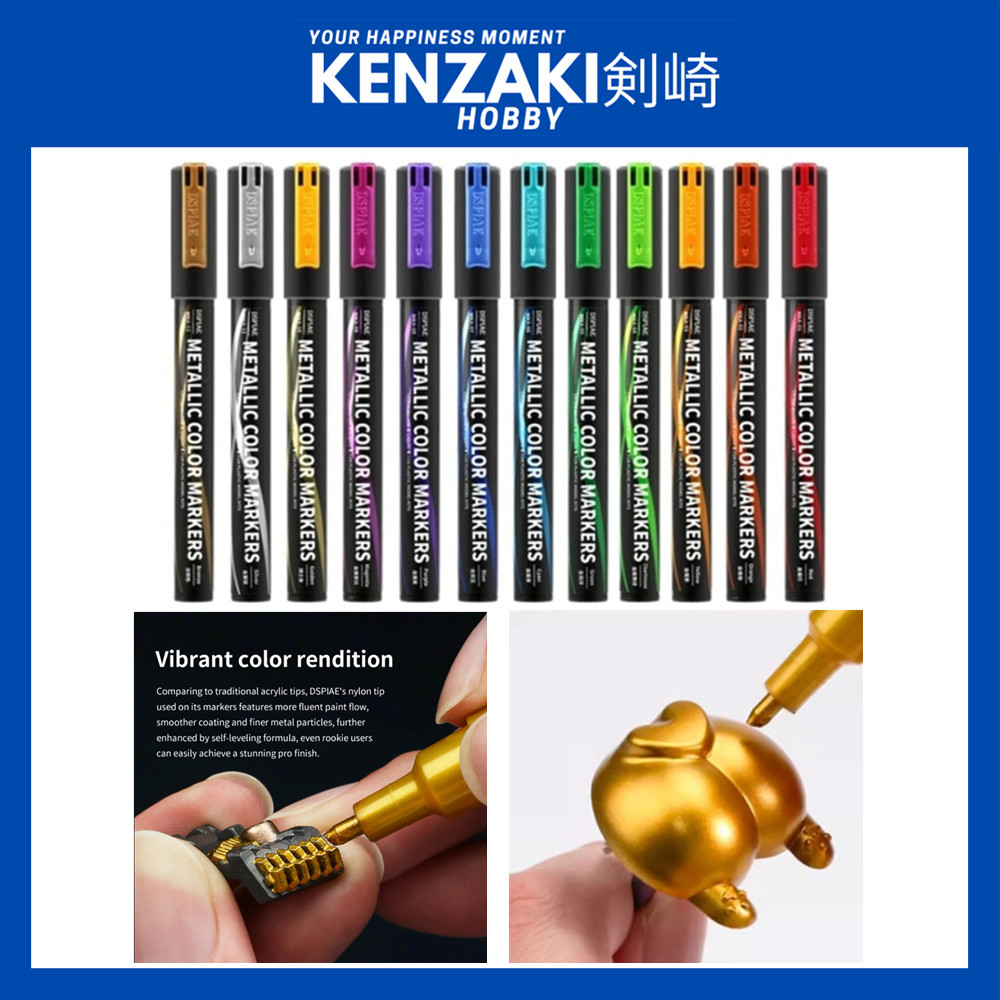 DSPIAE METALLIC GUNDAM MARKER MKA SERIES