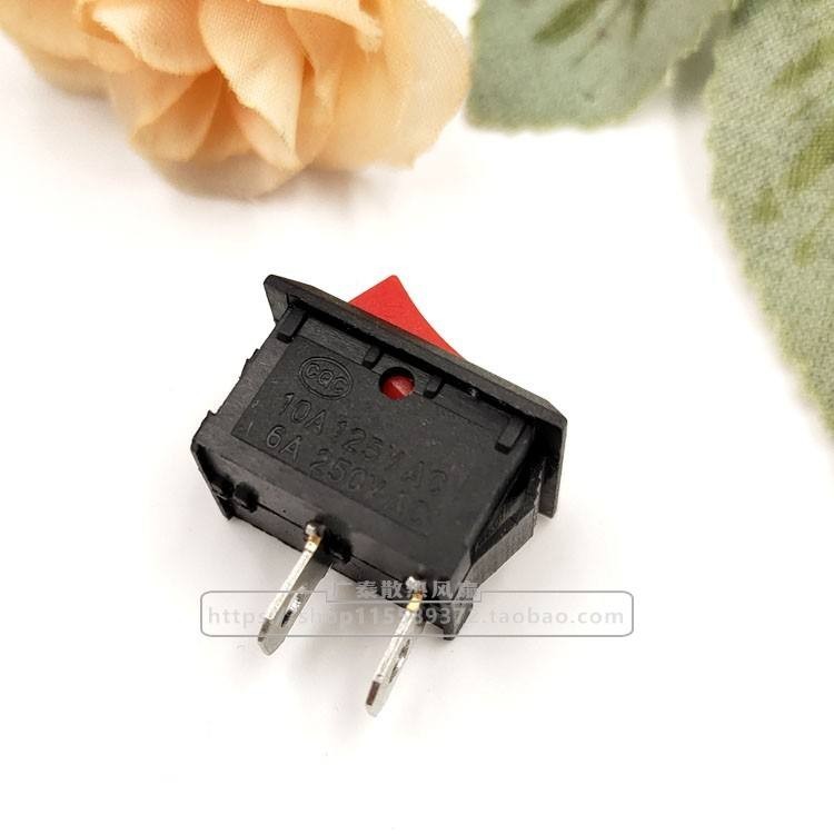 สวิตช์ทีวี LCD KCD1-104N 4 Pins 2 เกียร์ 6A 250V/10A 125V ทองแดง Pins Rocket Switch